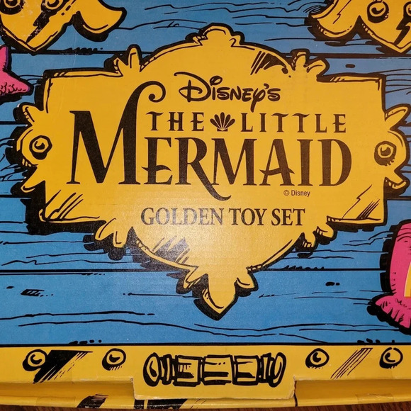 McDonalds 1997 Little Mermaid Golden Toy Set NEW IN BOX! - Picture 2 of 16
